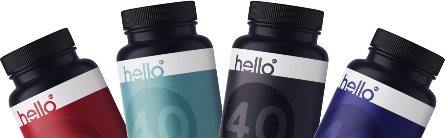 HelloForty product range image